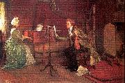Millet, Francis David A Difficult Duet Germany oil painting reproduction